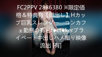 FC2PPV 2886380 ※限定価格＆特典有【顔出し】Hカップ巨乳スレンダー　コンカフェ勤務の有名t●ct●kerプライベート中出しハメ撮り映像流出 [有]