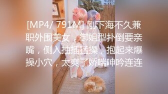 [MP4/ 791M] 刚下海不久兼职外围美女，御姐型扑倒要亲嘴，侧入抽插猛操，抱起来爆操小穴，太爽了娇喘呻吟连连