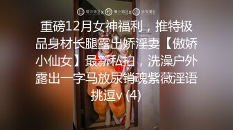 重磅12月女神福利，推特极品身材长腿露出娇淫妻【傲娇小仙女】最新私拍，洗澡户外露出一字马放尿销魂紫薇淫语挑逗v (4)