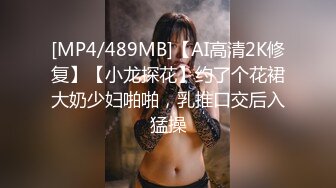 [MP4/489MB]【AI高清2K修复】【小龙探花】约了个花裙大奶少妇啪啪，乳推口交后入猛操