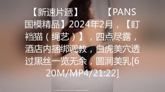 【新速片遞】 ♈♈♈【PANS国模精品】2024年2月，【盯裆猫（绳艺）】，四点尽露，酒店内捆绑调教，白虎美穴透过黑丝一览无余，圆润美乳[620M/MP4/21:22]